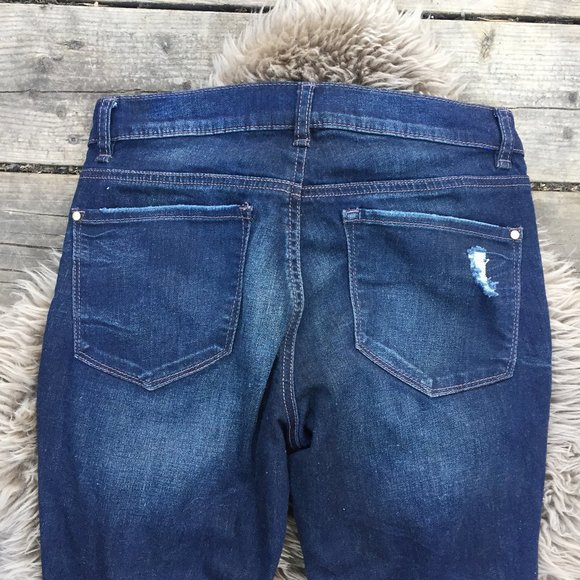 Dynamite dark wash distressed skinny jeans - size 29 - Picture 6 of 7